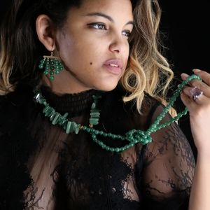 Aventurine Necklace | Galleria Alexxis